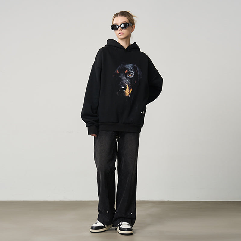 Rottwieiler Printed Hoodie Rottwieiler Printed Hoodie