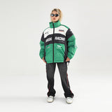 Retro Motorcycle Racing Down Jacket Retro Motorcycle Racing Down Jacket