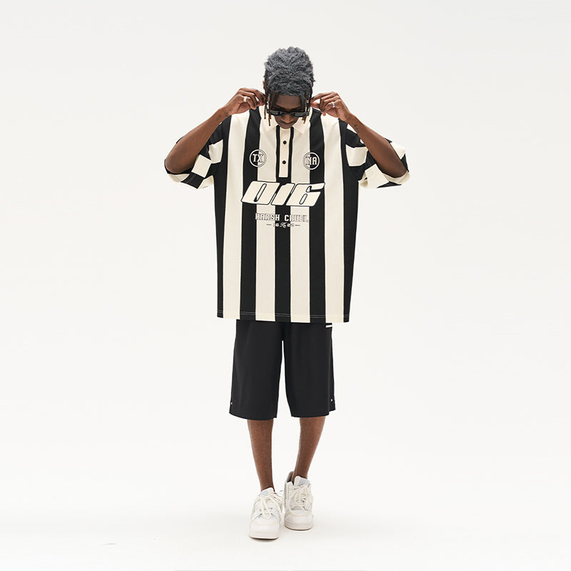 Striped Logo Jersey Shirt Striped Logo Jersey Shirt