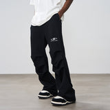 Embroidered Logo Folded Loose Sweatpants Embroidered Logo Folded Loose Sweatpants