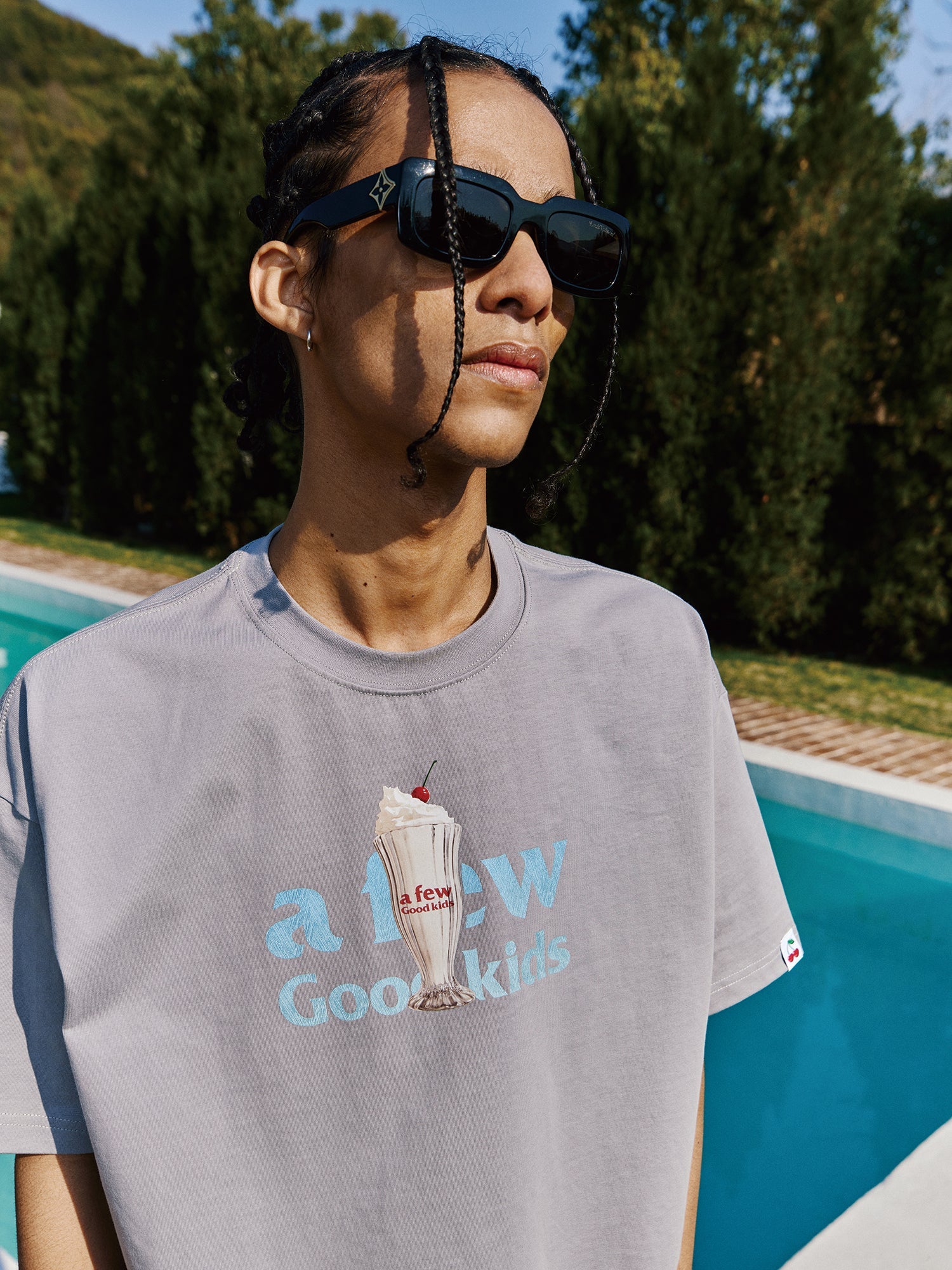 DONCARE(AFGK) "Dessert logo tee" DONCARE(AFGK) "Dessert logo tee"