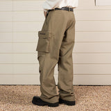 Multi-Pocket Pleated Paratrooper Pants Multi-Pocket Pleated Paratrooper Pants