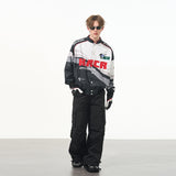 Retro Embroidered Racing Jacket Retro Embroidered Racing Jacket