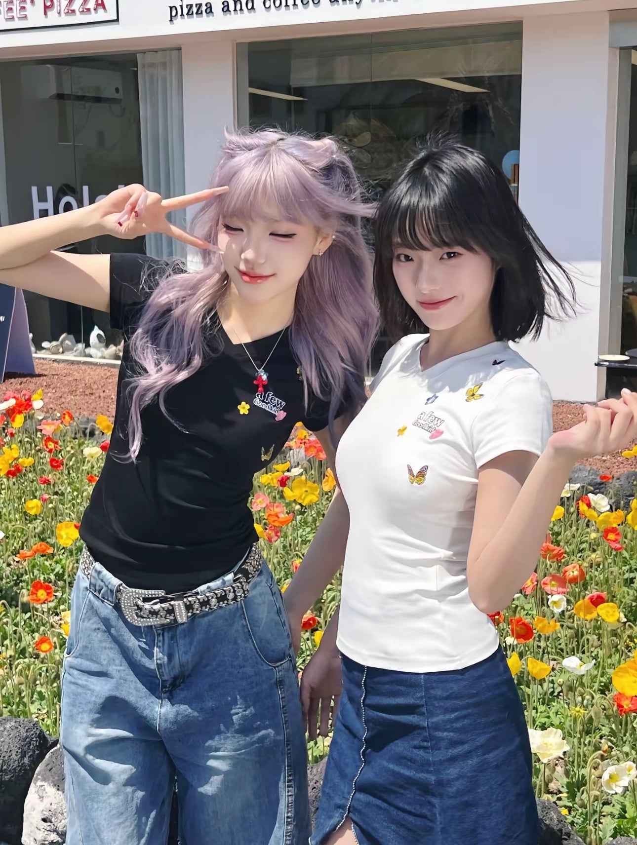 DONCARE(AFGK) "Butterfly logo tee" DONCARE(AFGK) "Butterfly logo tee"