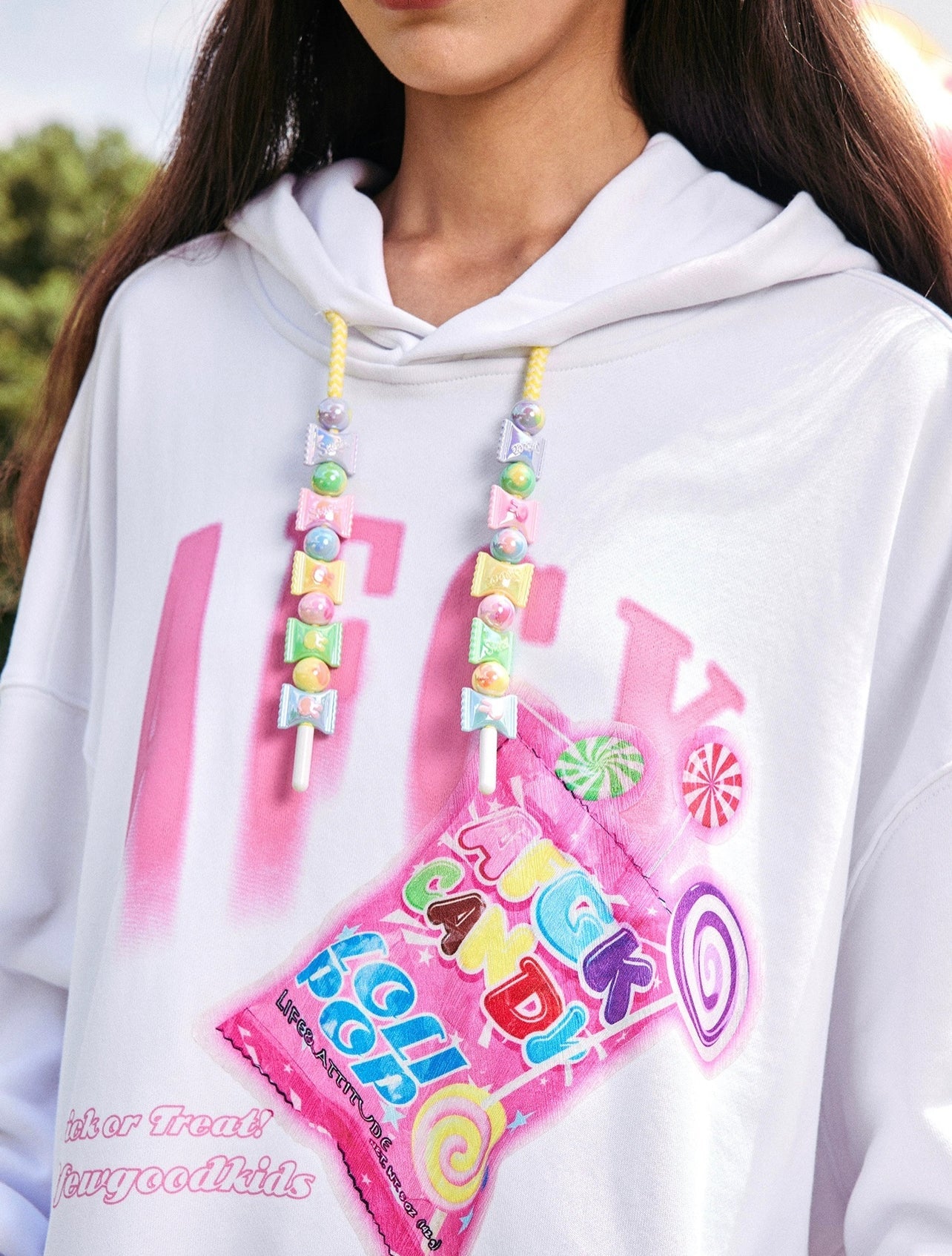 DONCARE(AFGK) "Candy logo hoodie" DONCARE(AFGK) "Candy logo hoodie"