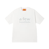 DONCARE(AFGK) "Embroidered tweed logo tee" DONCARE(AFGK) "Embroidered tweed logo tee"