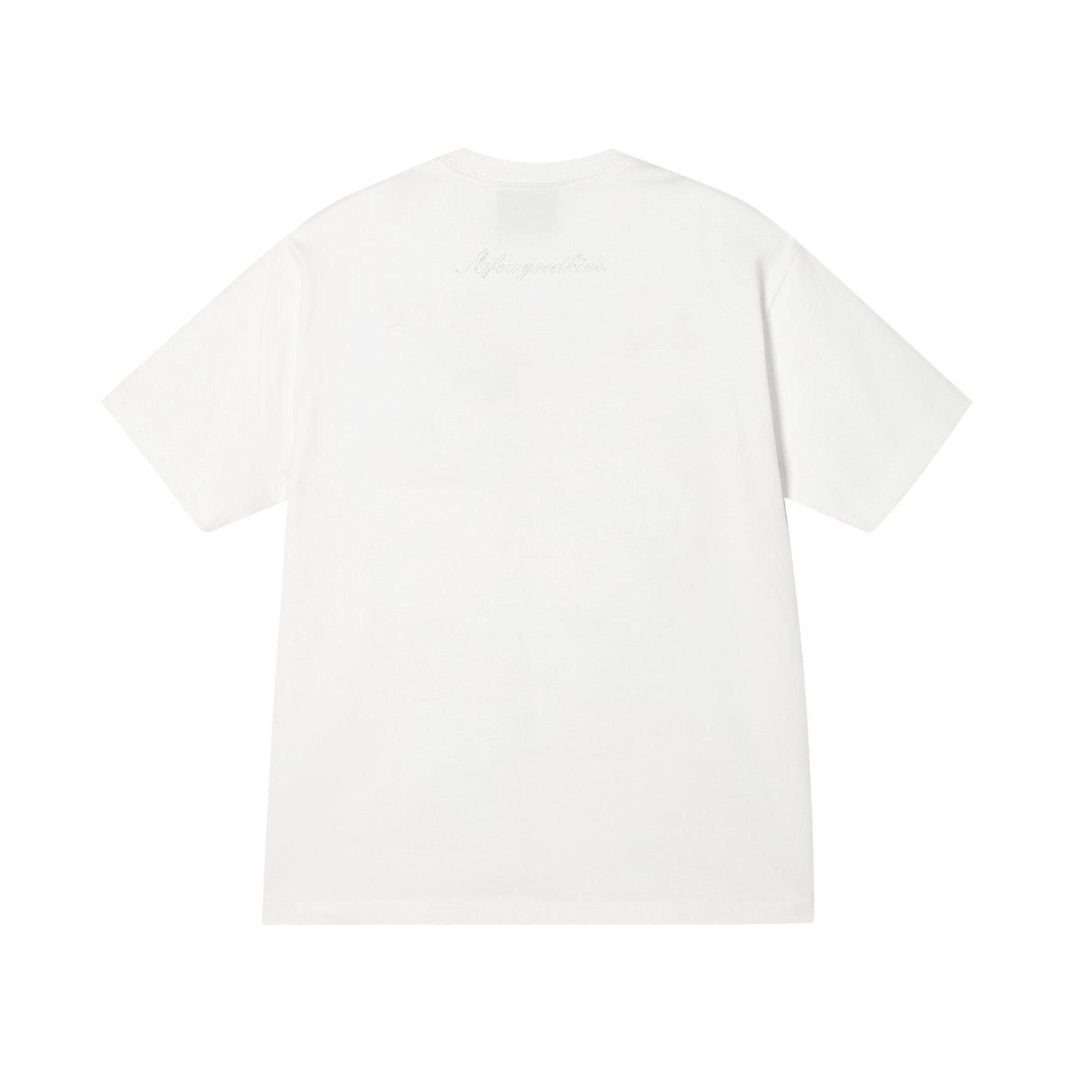 DONCARE(AFGK) "Embroidered tweed logo tee" DONCARE(AFGK) "Embroidered tweed logo tee"