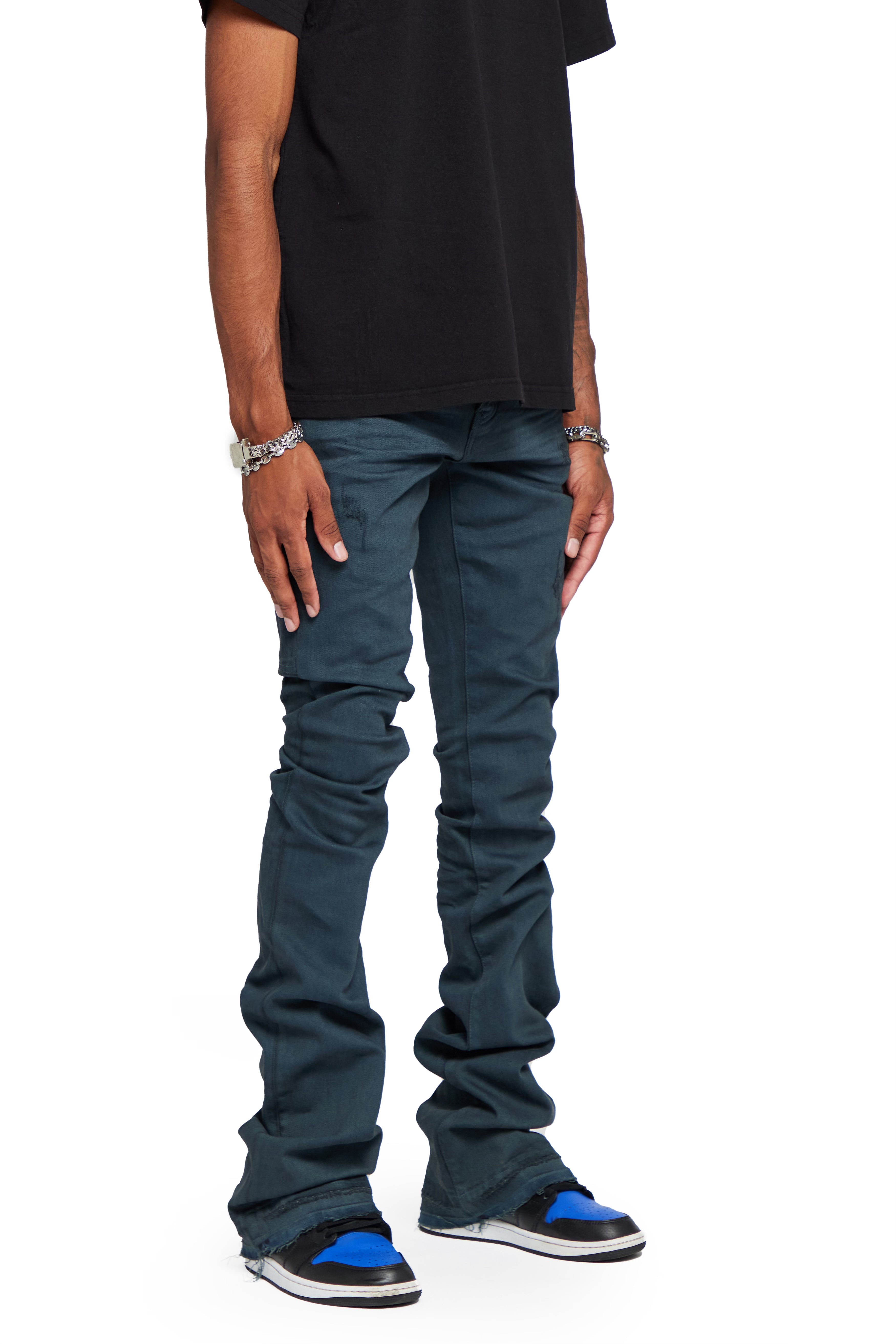 “MR EXTENDO" JEANS BLUE JAY VINTAGE OLIVE “MR EXTENDO" JEANS BLUE JAY VINTAGE OLIVE