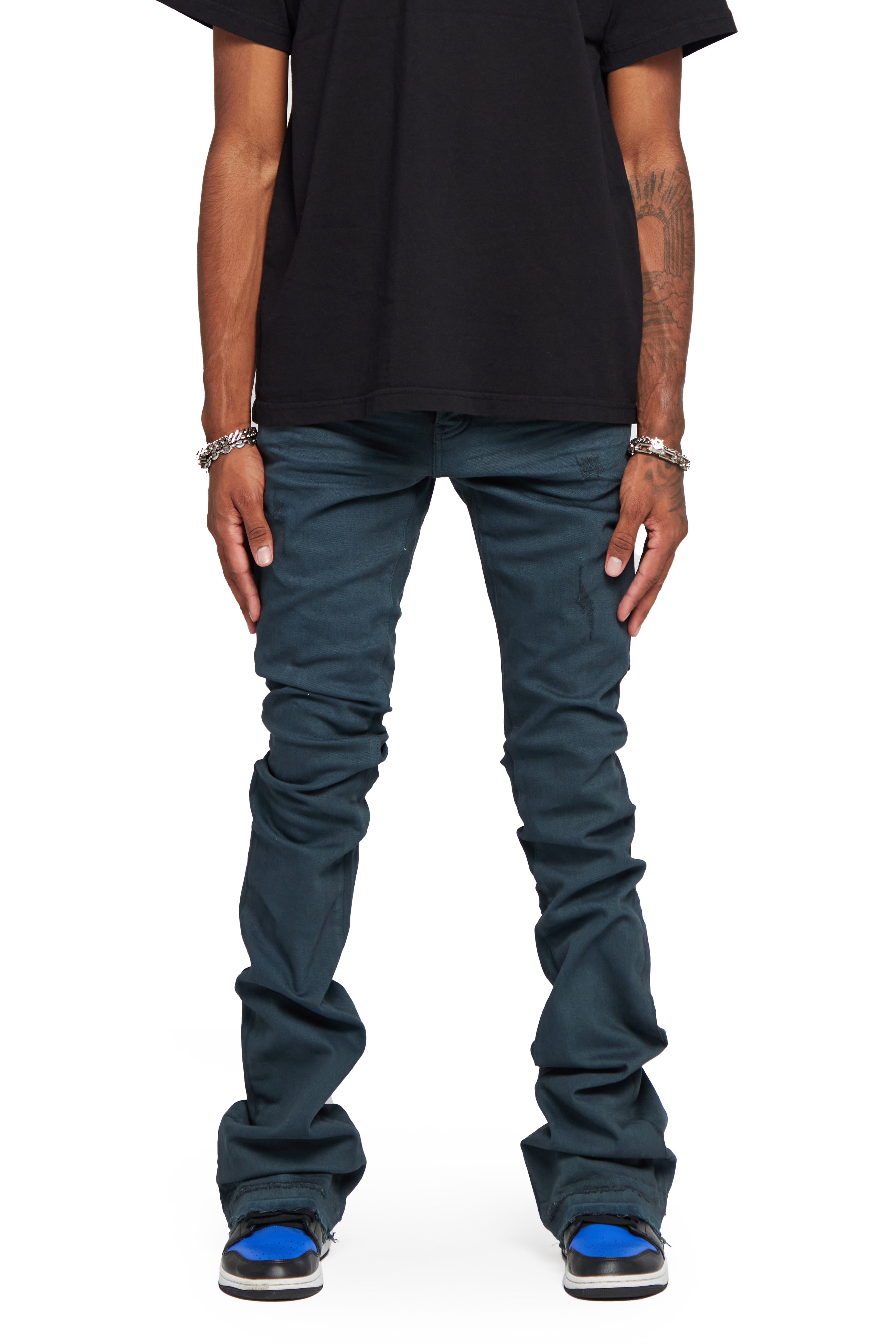 “MR EXTENDO" JEANS BLUE JAY VINTAGE OLIVE “MR EXTENDO" JEANS BLUE JAY VINTAGE OLIVE