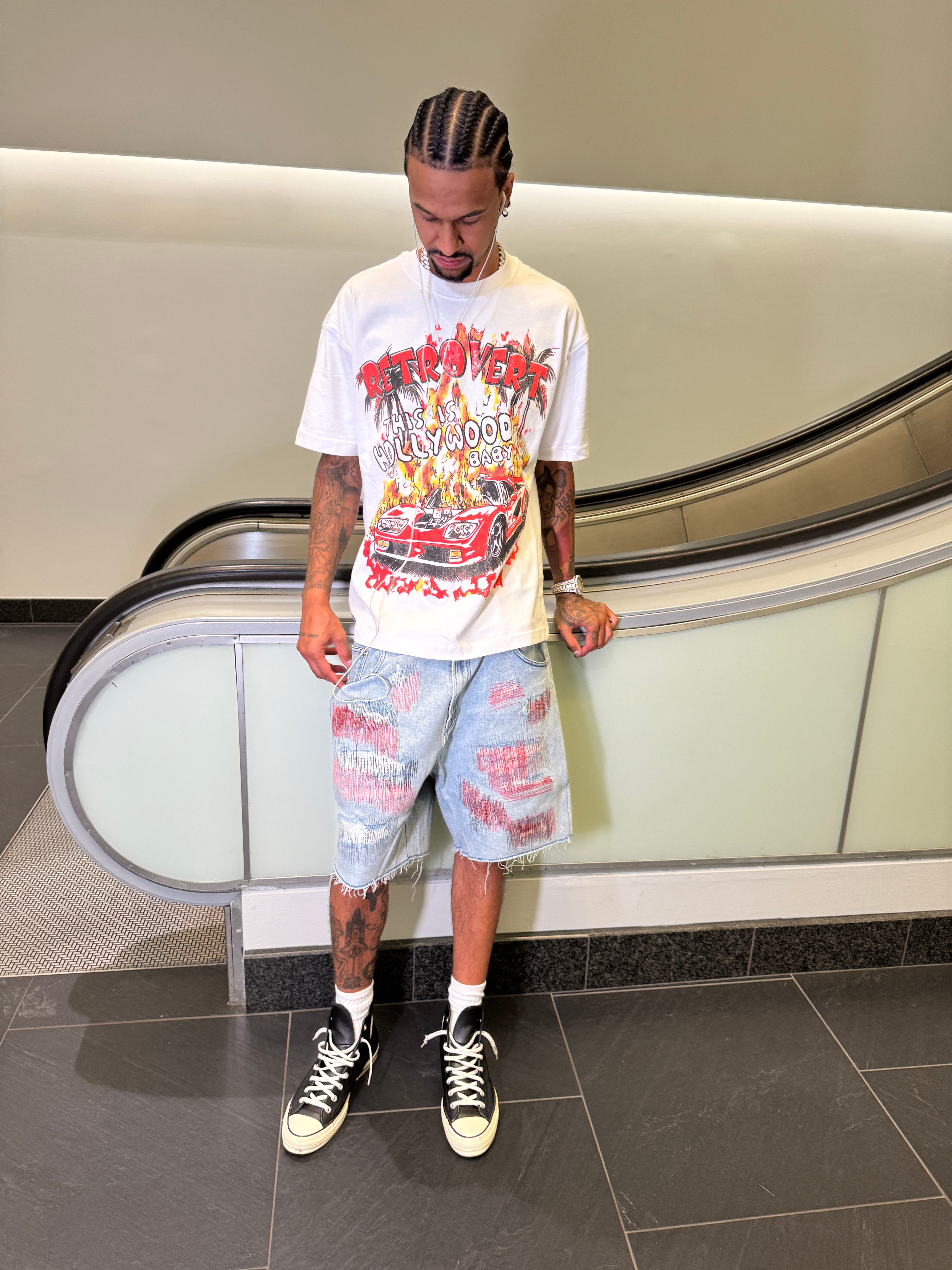 HOLLYWOOD T-SHIRT RED HOLLYWOOD T-SHIRT RED