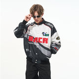 Retro Embroidered Racing Jacket Retro Embroidered Racing Jacket