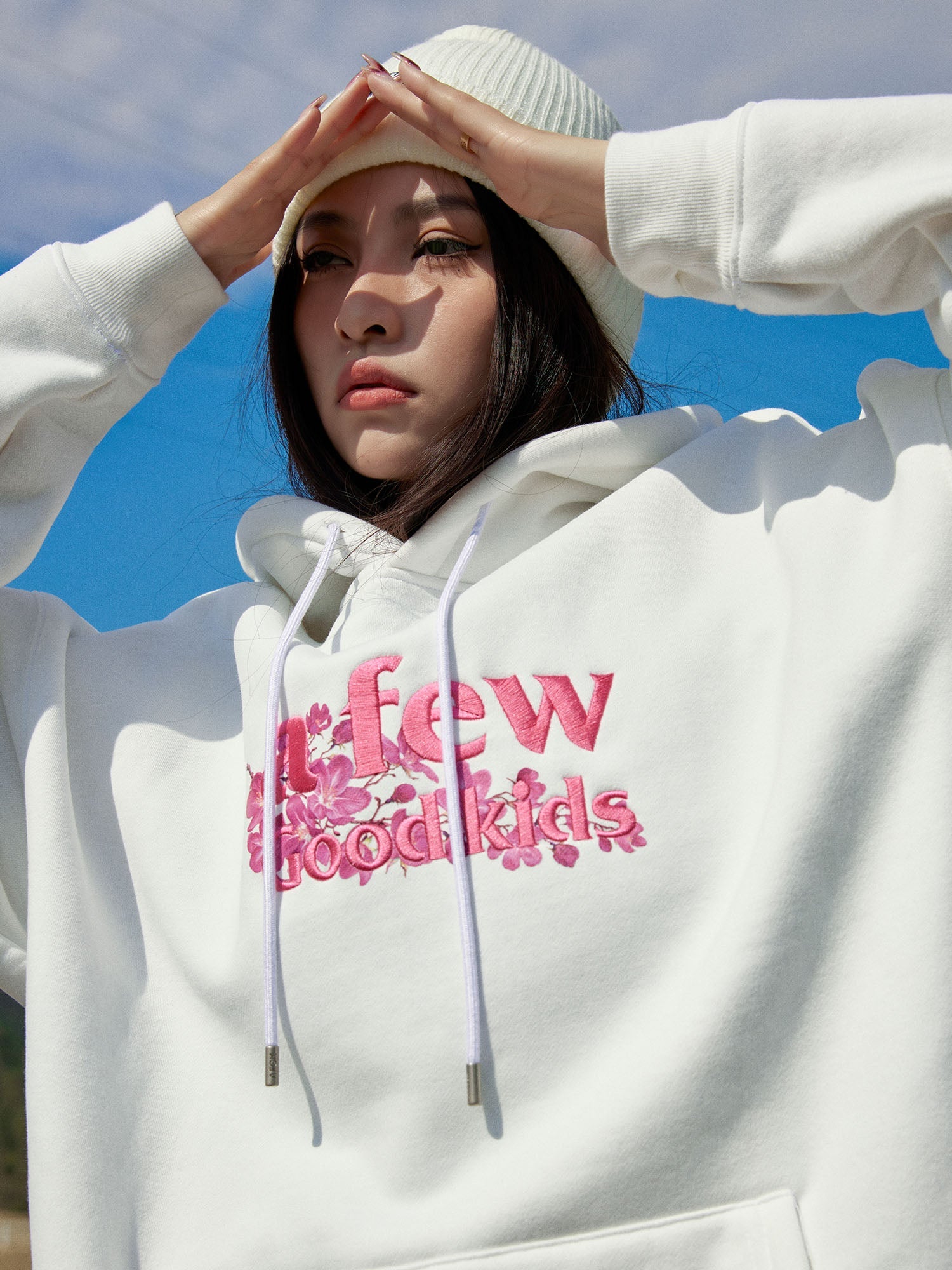 DONCARE(AFGK) "Bloom logo hoodie" DONCARE(AFGK) "Bloom logo hoodie"