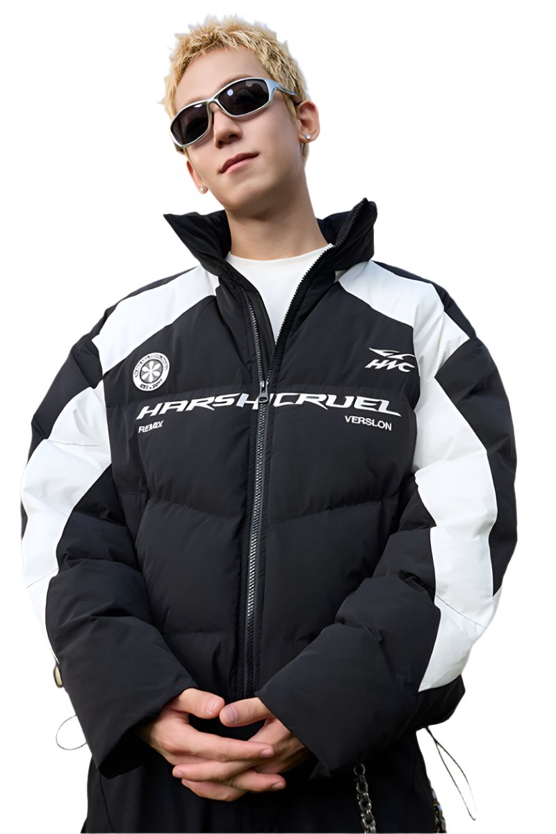 Racing Colorblock Padded Jacket Racing Colorblock Padded Jacket