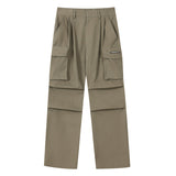 Multi-Pocket Pleated Paratrooper Pants Multi-Pocket Pleated Paratrooper Pants