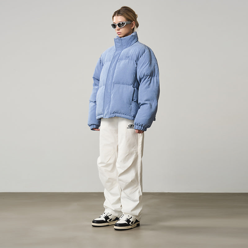 Stand Up Collar Velvet Down Jacket Stand Up Collar Velvet Down Jacket