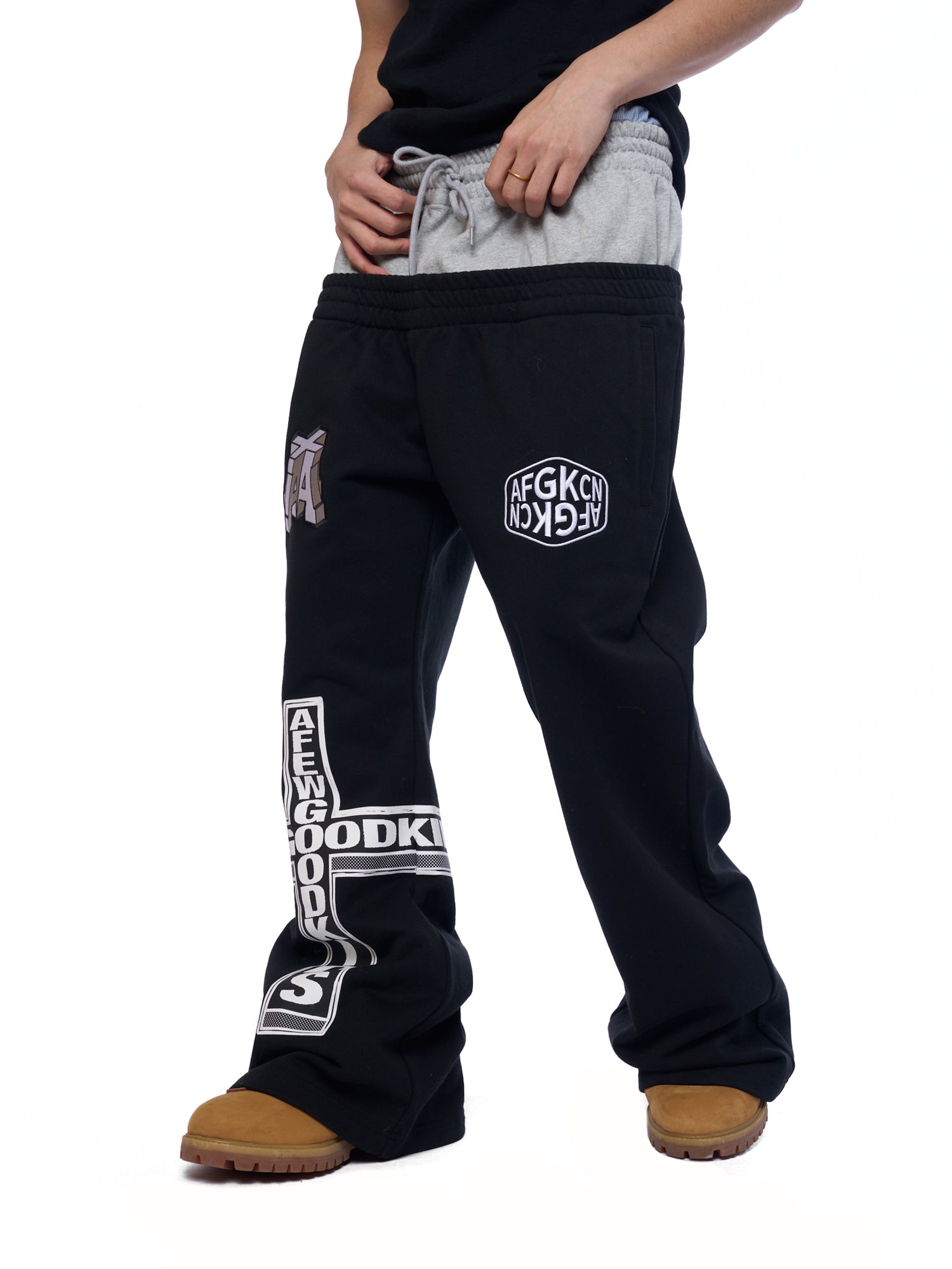 DONCARE(AFGK) "Two-piece logo trousers" DONCARE(AFGK) "Two-piece logo trousers"