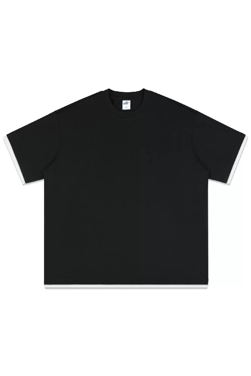 Oversized Layered Cotton Tee Oversized Layered Cotton Tee