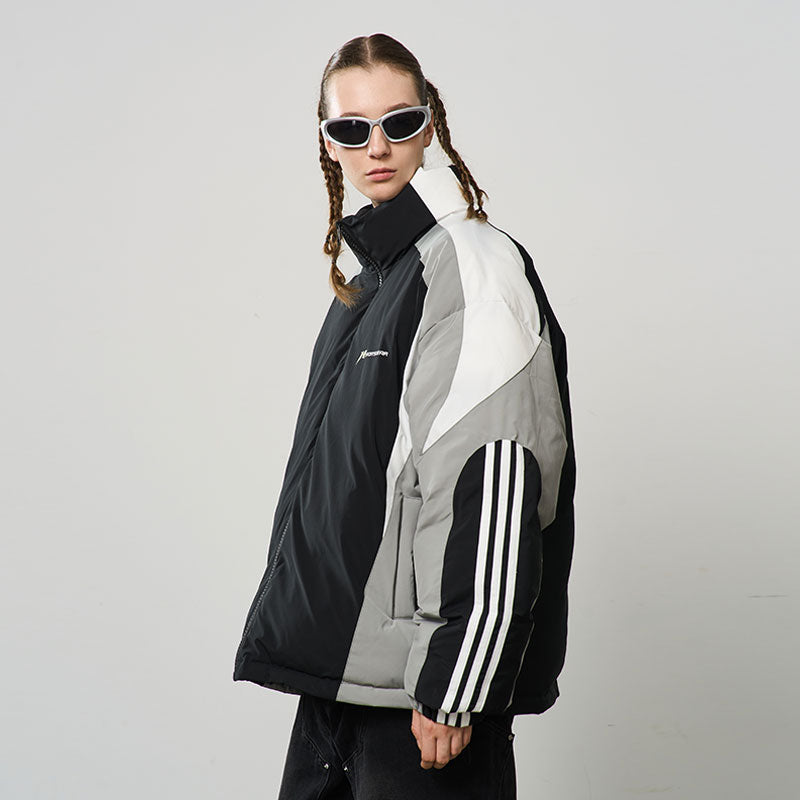 Contrast Stitching Motor Down Jacket Contrast Stitching Motor Down Jacket