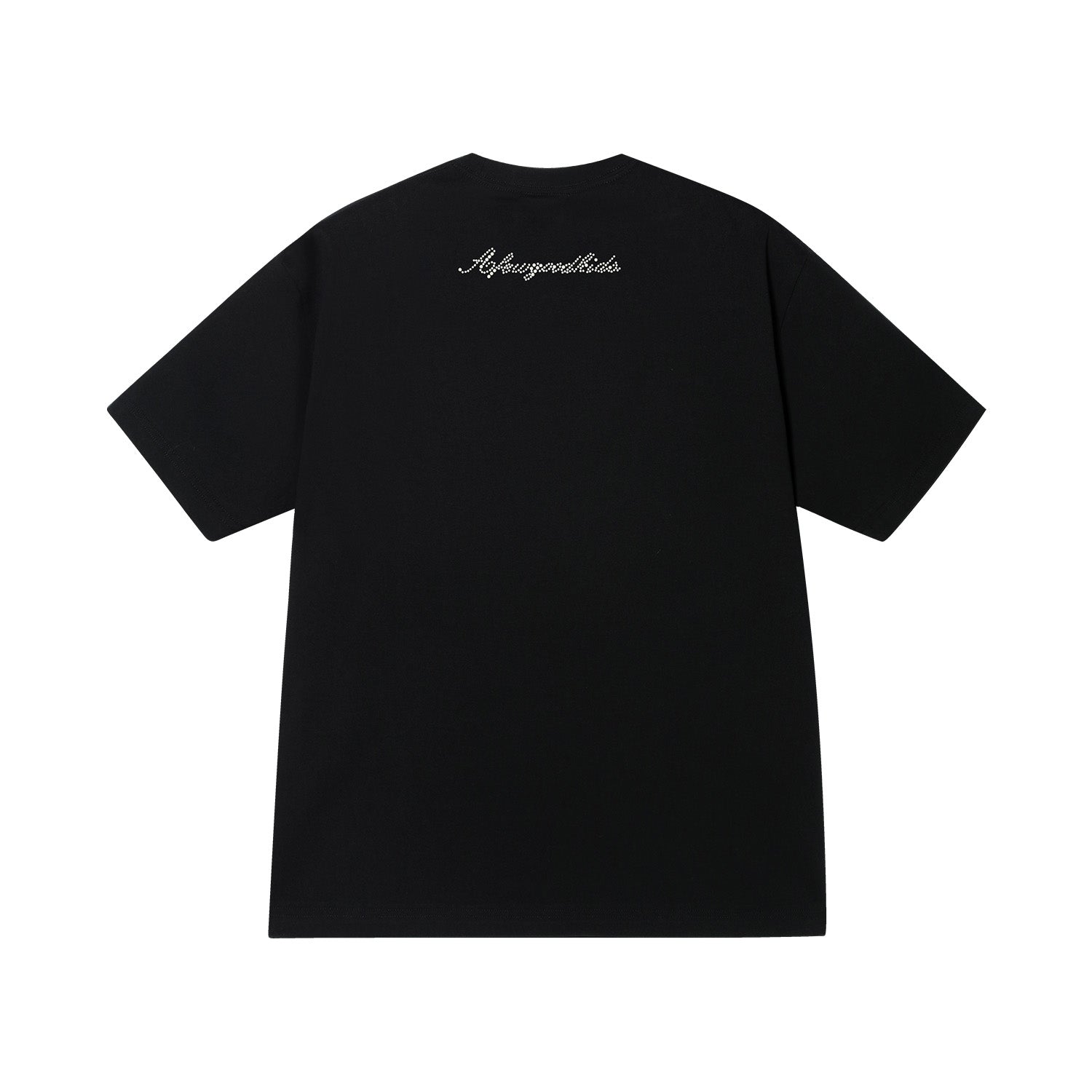 DONCARE(AFGK) "Embroidered tweed logo tee" DONCARE(AFGK) "Embroidered tweed logo tee"
