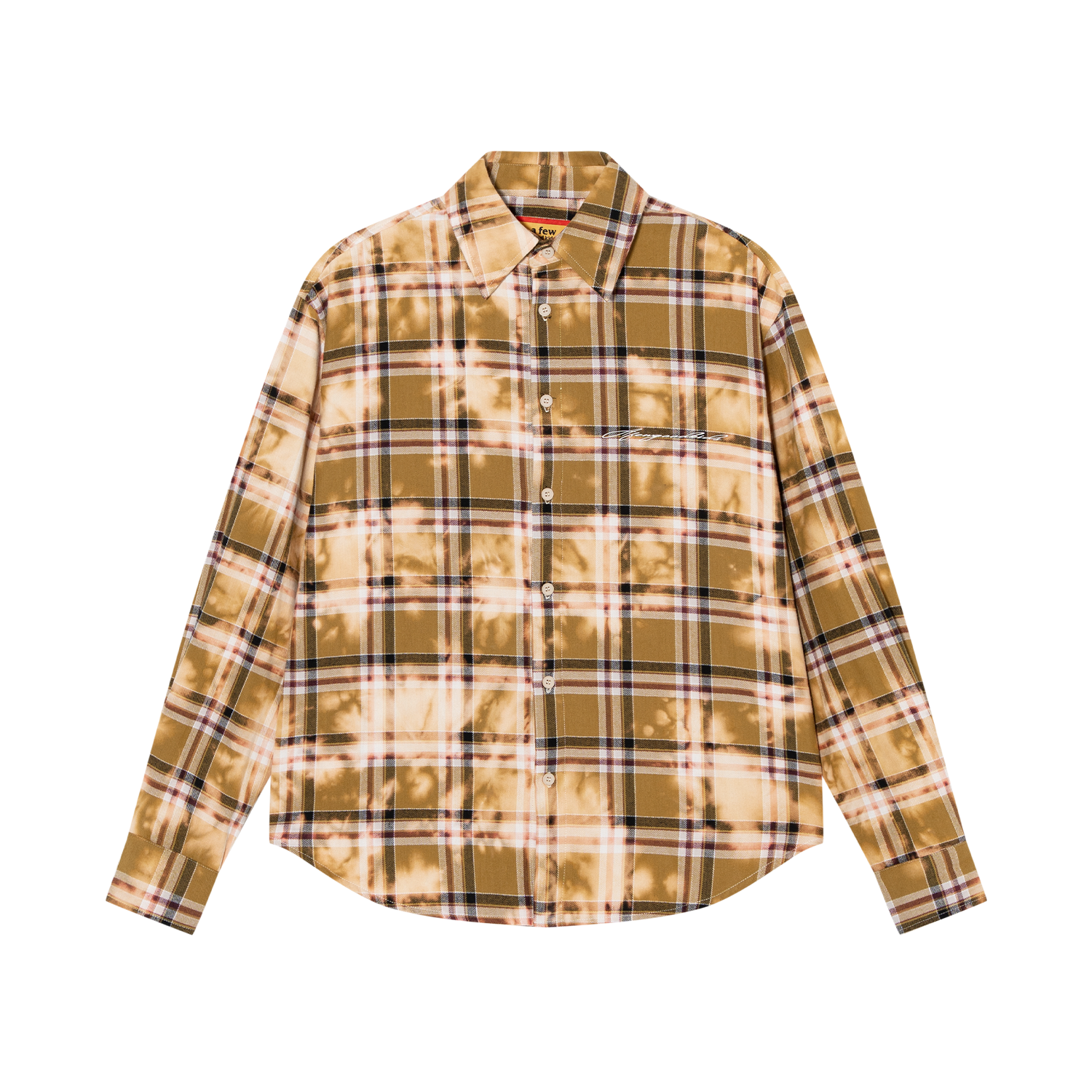Tie-dye check shirt Tie-dye check shirt