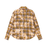 Tie-dye check shirt Tie-dye check shirt