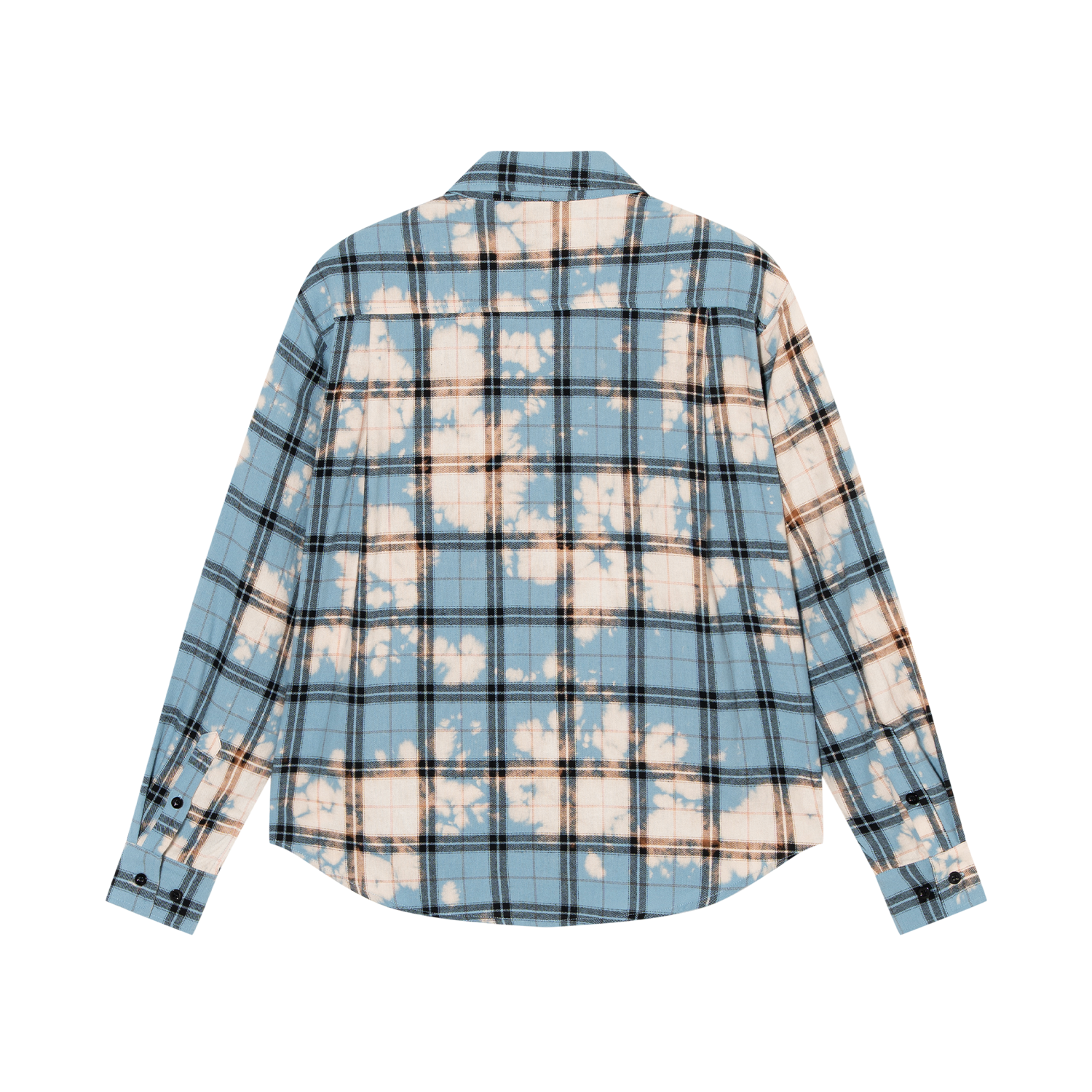 Tie-dye check shirt Tie-dye check shirt