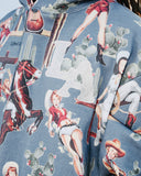 Jesse Allover Print Hoodie (Blue) Jesse Allover Print Hoodie (Blue)