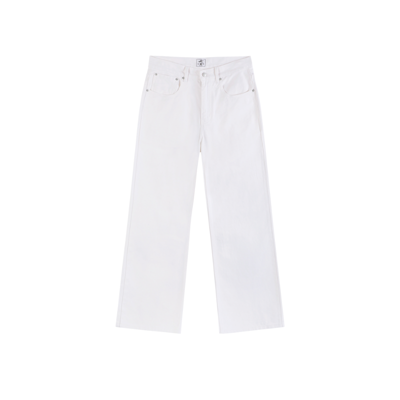 White Flare Washed Jeans White Flare Washed Jeans