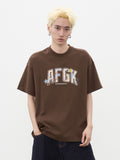 DONCARE(AFGK) "Milky logo tee" DONCARE(AFGK) "Milky logo tee"