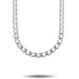 Diamond Buttercup Tennis Chain White Gold 6mm Diamond Buttercup Tennis Chain White Gold 6mm