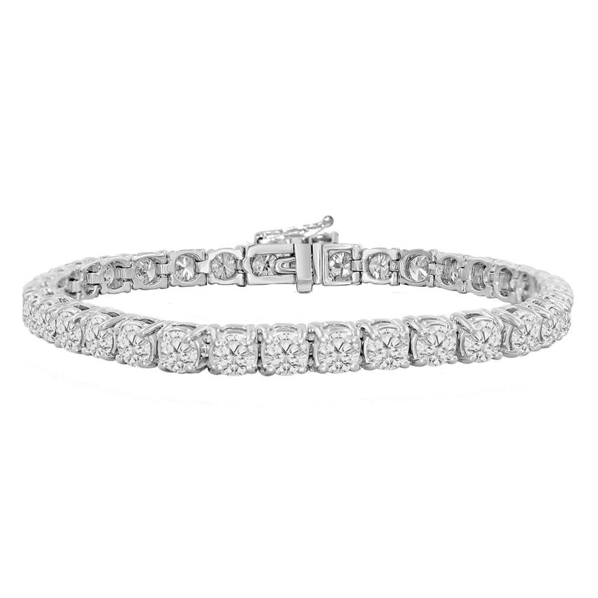 Diamond Tennis Bracelet White Gold 6mm Diamond Tennis Bracelet White Gold 6mm