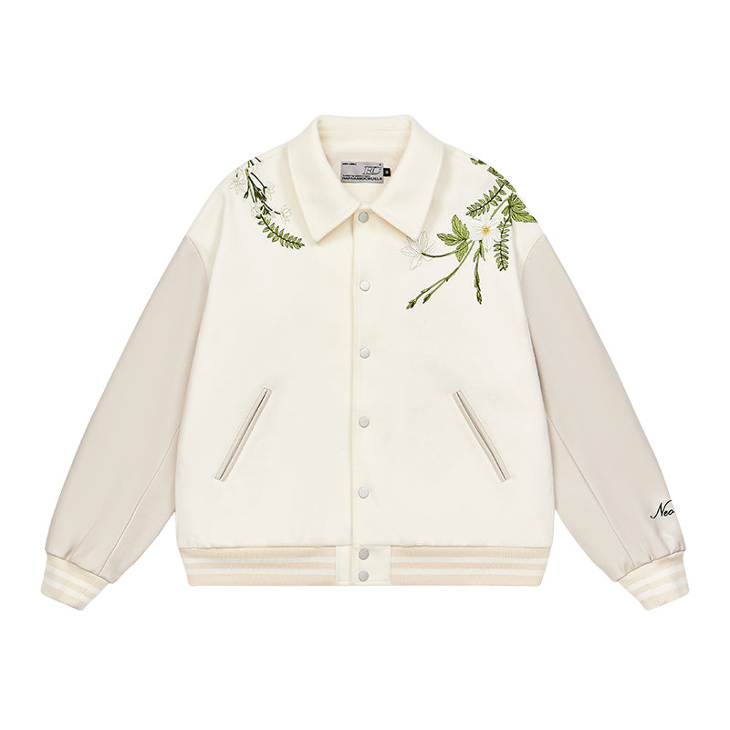 Brenches Embroidered Varsity Jacket Brenches Embroidered Varsity Jacket