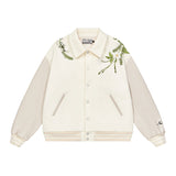 Brenches Embroidered Varsity Jacket Brenches Embroidered Varsity Jacket