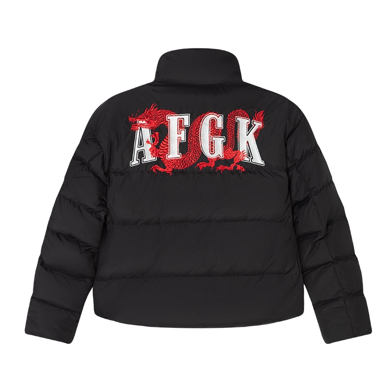 DONCARE(AFGK) “Dragon logo down jacket” DONCARE(AFGK) “Dragon logo down jacket”