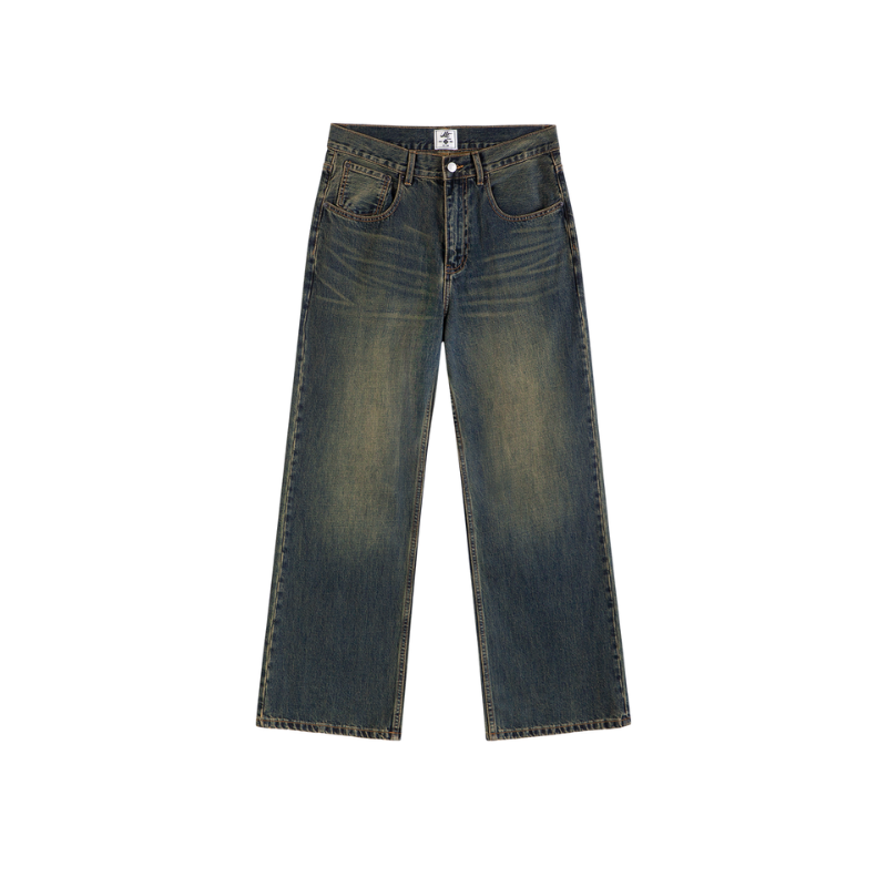 Washed Flare Whisker Jeans Washed Flare Whisker Jeans