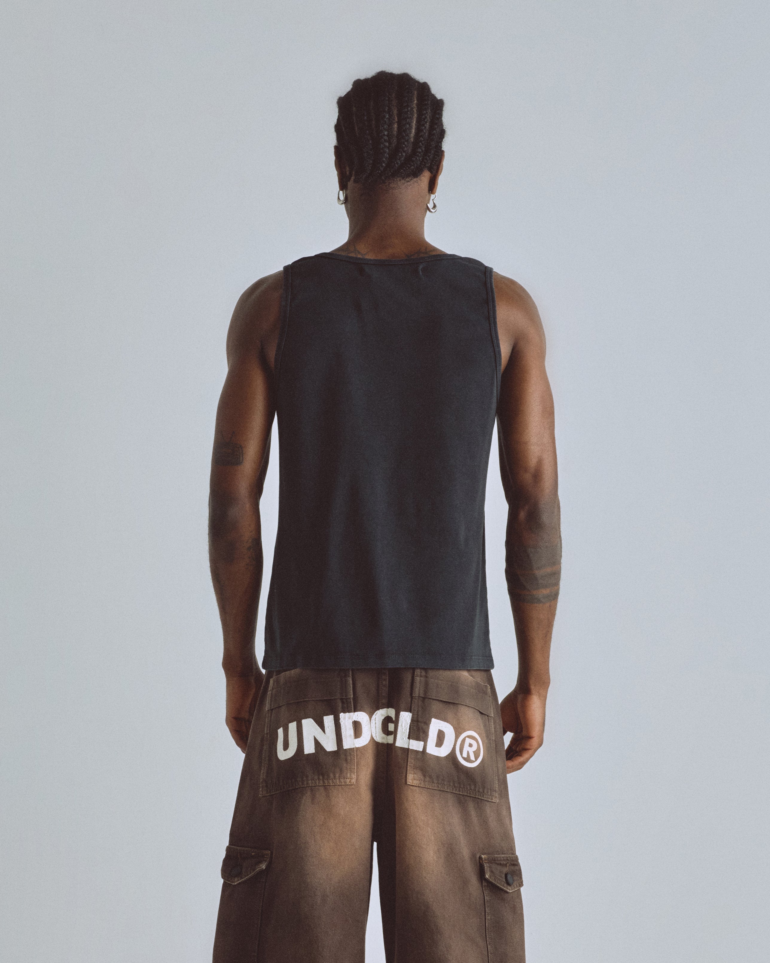 Basics Undergold Studio Ribbed Tank Top Vintage Black Basics Undergold Studio Ribbed Tank Top Vintage Black