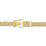 Micro Diamond Cuban Link Chain 8mm Micro Diamond Cuban Link Chain 8mm