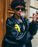 DONCARE (AFGK) "Racing Ferrari Leather Jacket" - Black DONCARE (AFGK) "Racing Ferrari Leather Jacket" - Black