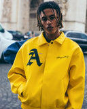 DONCARE (AFGK) "Racing Ferrari Leather Jacket" - Yellow DONCARE (AFGK) "Racing Ferrari Leather Jacket" - Yellow