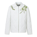 Floral Quilted Embroidery Graphene Jacket Floral Quilted Embroidery Graphene Jacket