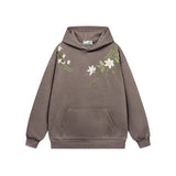 Floral Embroidery Oversized Hoodie Floral Embroidery Oversized Hoodie