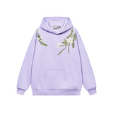 Floral Embroidery Oversized Hoodie Floral Embroidery Oversized Hoodie
