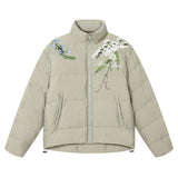 Classic Floral Embroidery Graphene Jacket Classic Floral Embroidery Graphene Jacket