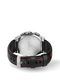 AM1012LB - AMBASSADOR SILVER / RED / LEATHER BAND AM1012LB - AMBASSADOR SILVER / RED / LEATHER BAND