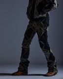 "Twain" Argyle Camo Pant (Black) "Twain" Argyle Camo Pant (Black)