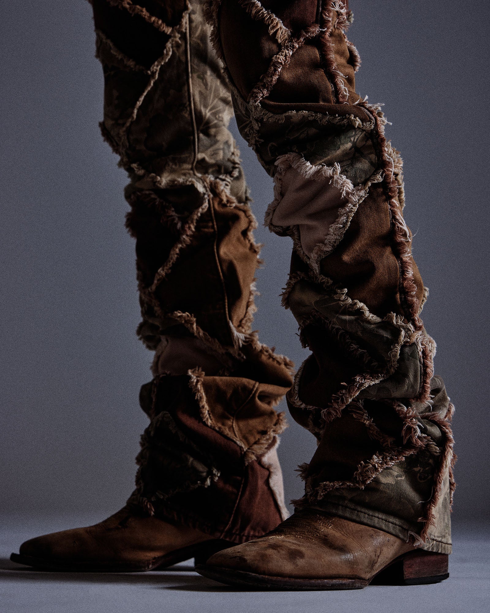 "Twain" Argyle Camo Pant (Brown) "Twain" Argyle Camo Pant (Brown)