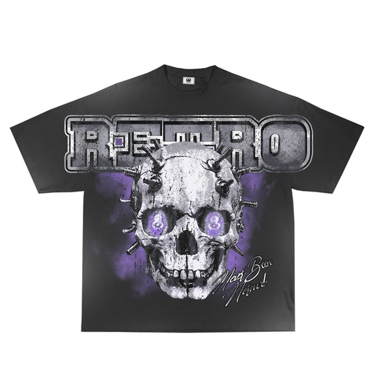 PURPLE SKULL T-SHIRT