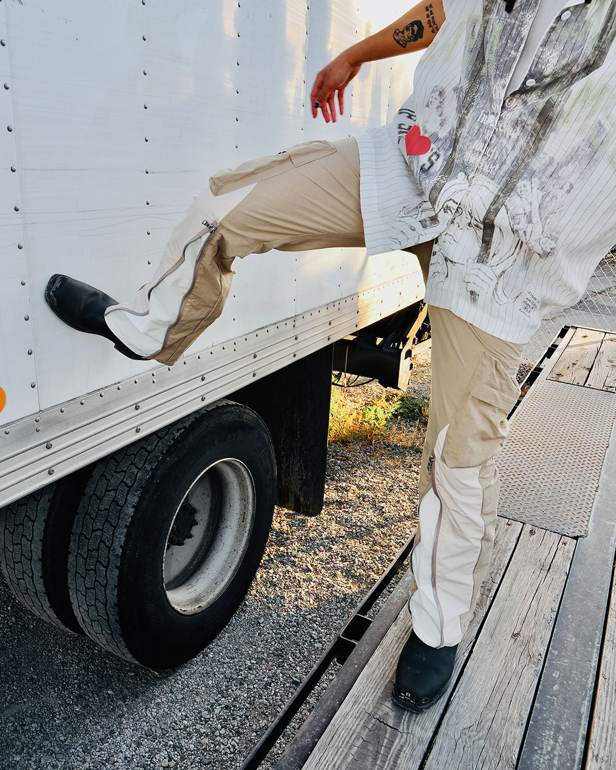 Cooper Cargo Pant (Brown/Cream) Cooper Cargo Pant (Brown/Cream)