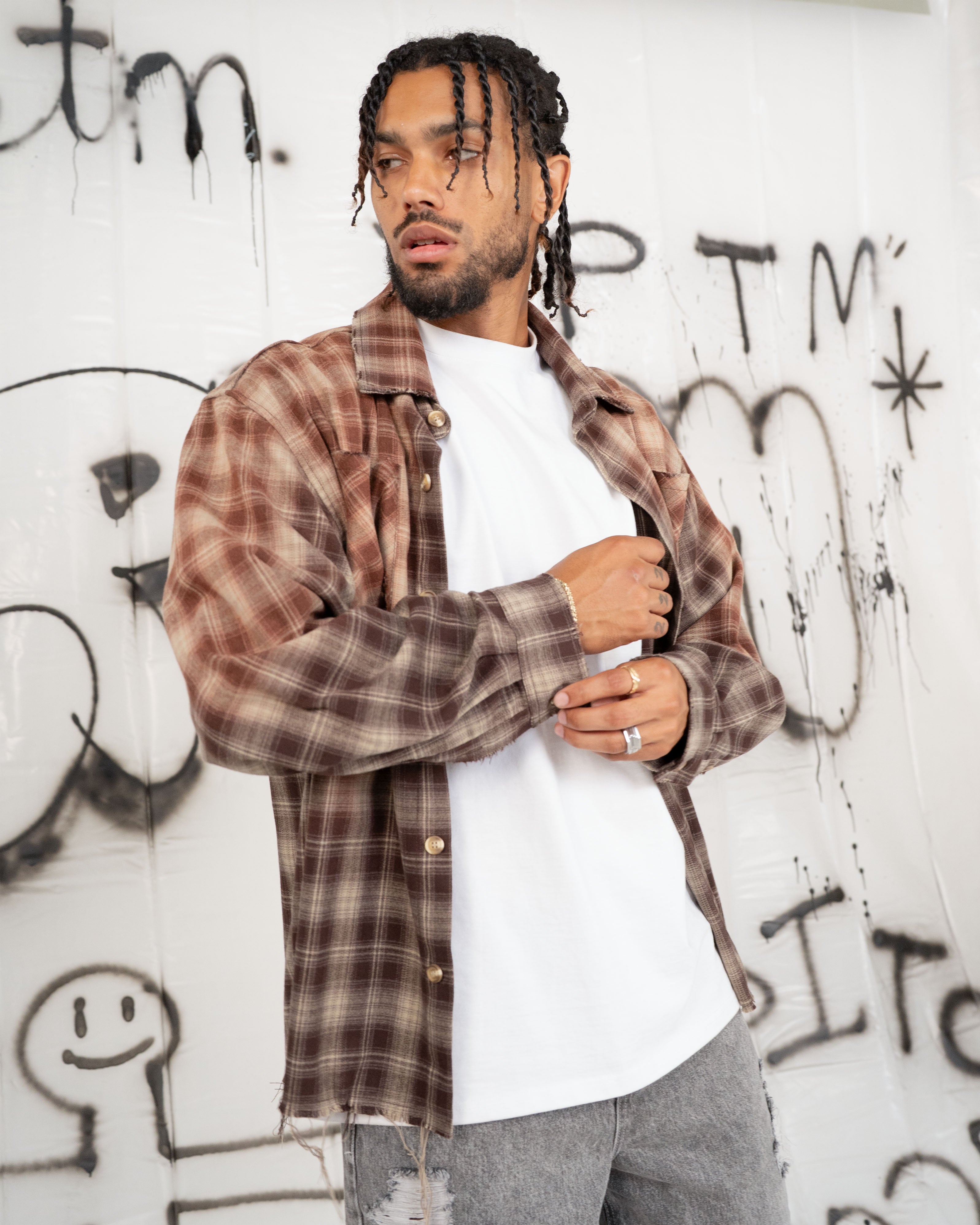 EPTM Bleached Flannels - Brown EPTM Bleached Flannels - Brown