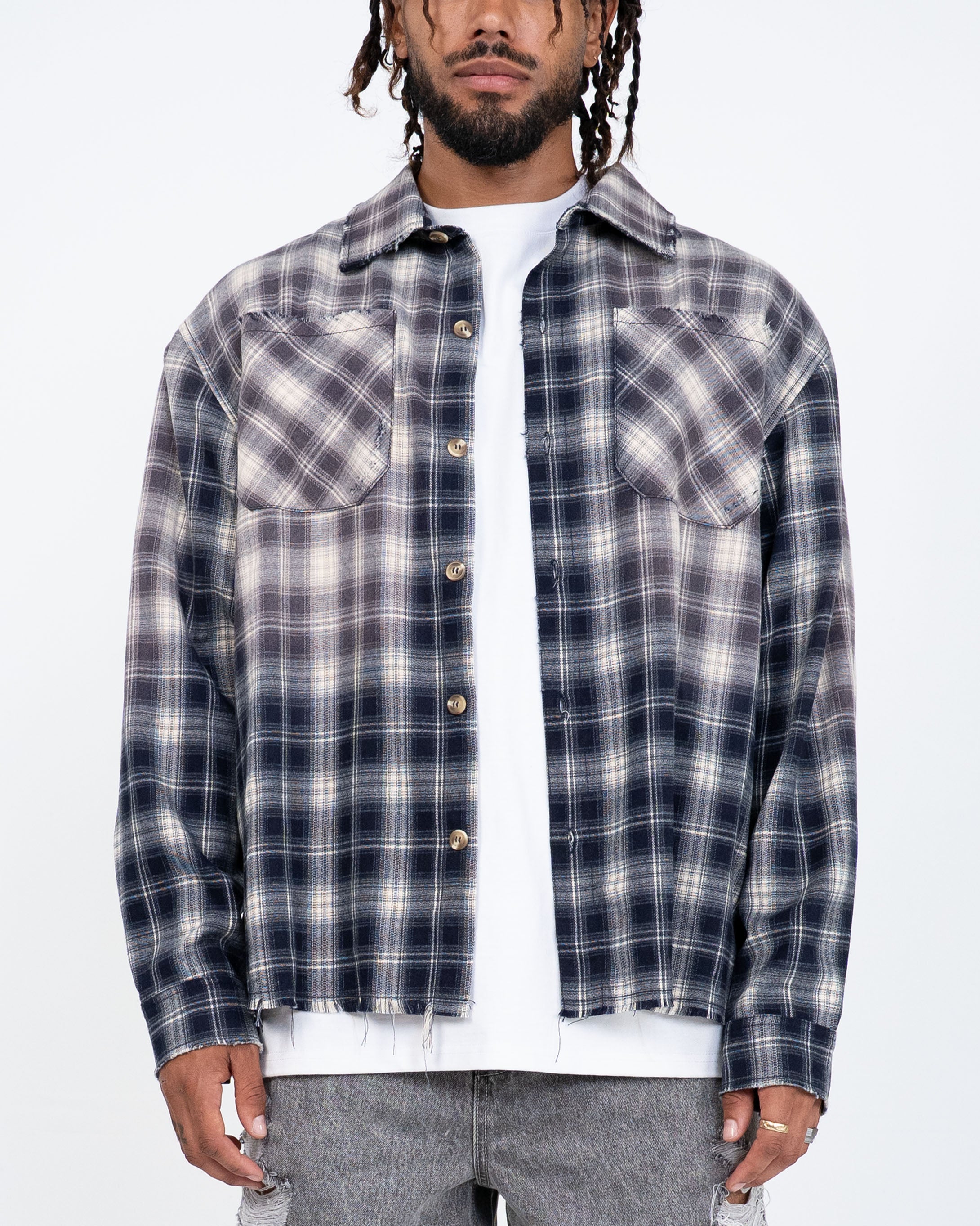EPTM Bleached Flannels - Navy EPTM Bleached Flannels - Navy